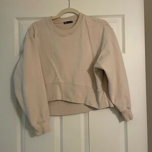 Zara slightly cropped sweatshirt